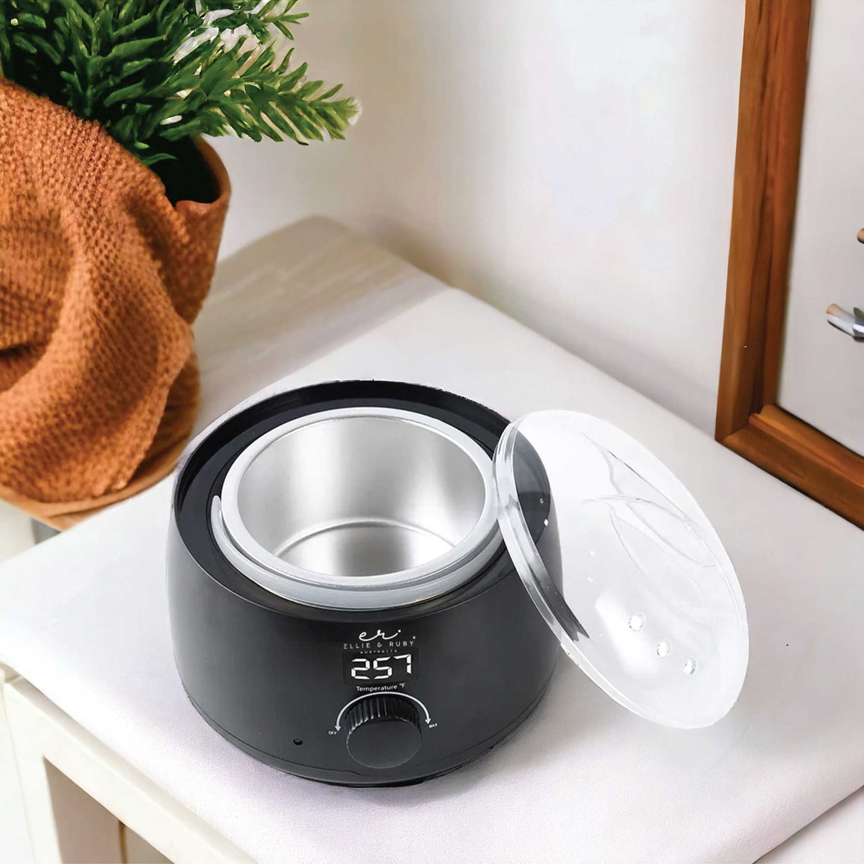 500ml Digital Black Electric Wax Warmer for Hair Removal - WH-001D Depilatory Heater