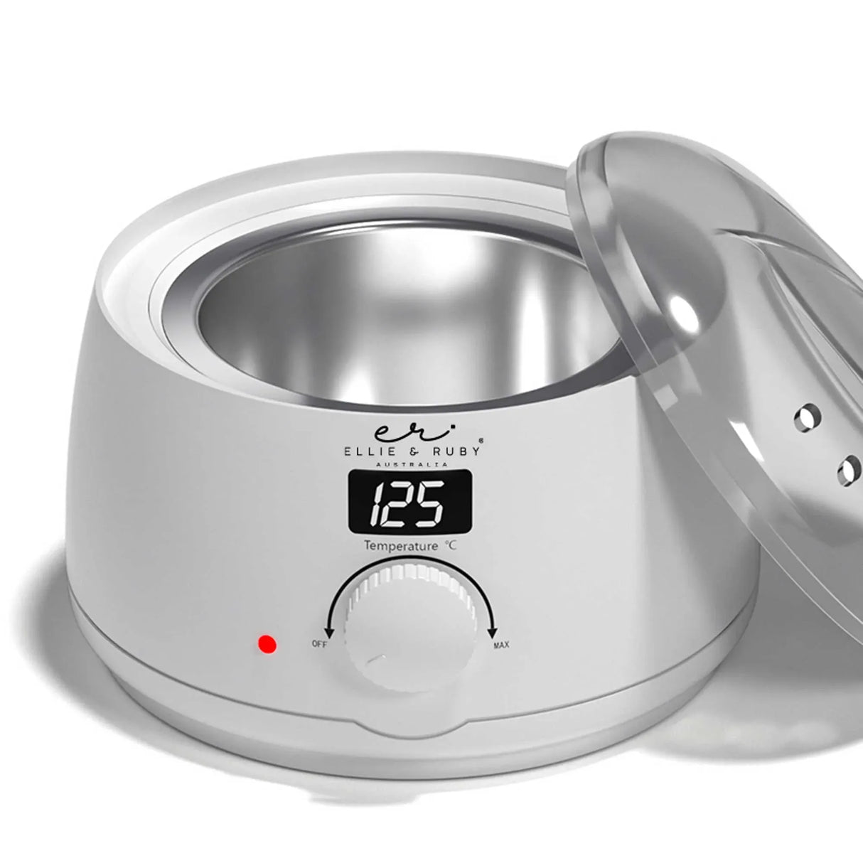 Digital 500ml Wax Warmer - Professional Hair Removal Heater in Sleek White