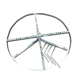 Tooleroo Fence Wire Spinner Dispenser Reel - 4 Size Adjustable Coil Winder - 45-Degree Angle