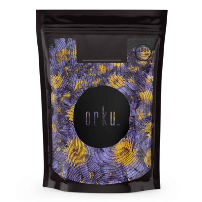 Orku 50g Dried Blue Lotus Flowers - Whole Open Lily Nymphaea Caerulea