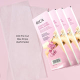 Waxing Kit - Digital Wax Warmer + 100g Wax Cartridge + 100x Pre-Cut Strips Pack - Side View