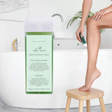 Waxing Kit - Digital Wax Warmer + 100g Wax Cartridge + 100x Pre-Cut Strips Pack - Top-Down View