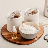Candle Making Kit - Wax Melting Heater + Soy Wax Flakes + Wicks - Top-Down View