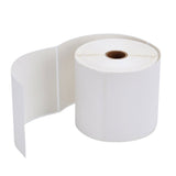 10 Rolls of 400 Thermal White Shipping Labels - 102x150mm Direct Adhesive Stickers