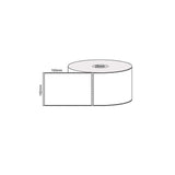 10 Rolls of 400 Thermal White Shipping Labels - 102x150mm Direct Adhesive Stickers