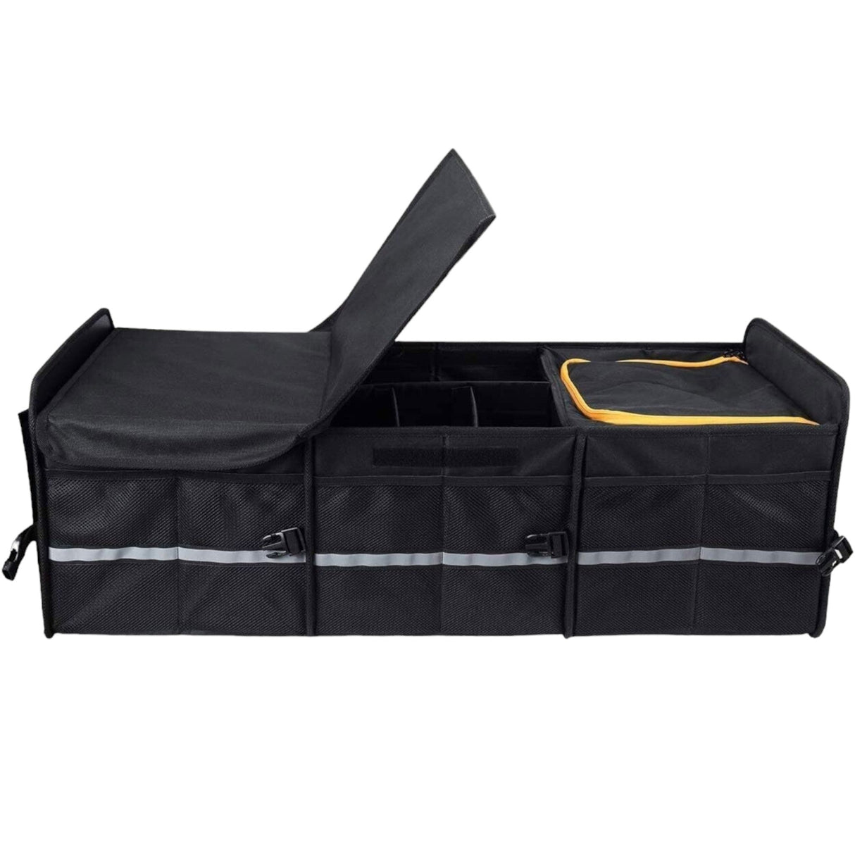 Trunk Storage Organizer with Insulated Cooler - Collapsible Boot Management Solution