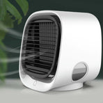 USB Mini Air Purifier - Portable Desktop Air Conditioner Cooling Fan With Water, Portable