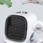 USB Mini Air Purifier - Portable Desktop Air Conditioner Cooling Fan With Water, image 4