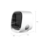 USB Mini Air Purifier - Portable Desktop Air Conditioner Cooling Fan With Water, image 5
