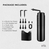 Electric Ear Wax Removal Cleaner - Portable Rechargeable Irrigator - Close-Up Angle
