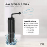Electric Ear Wax Removal Cleaner - Portable Rechargeable Irrigator - Low Angle