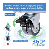 Adjustable Appliance Base Stand - Lock Wheel Trolley For Washing Machine Fridge - Top-Down View