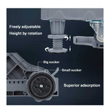Adjustable Appliance Base Stand - Lock Wheel Trolley For Washing Machine Fridge - Extra Image