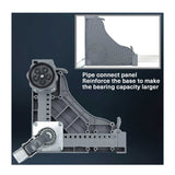 Adjustable Appliance Base Stand - Lock Wheel Trolley For Washing Machine Fridge - Extra Image