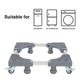 Adjustable Appliance Base Stand - Lock Wheel Trolley For Washing Machine Fridge - Extra Image