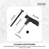 Coconut Master - Professional Stainless Steel Opener Tool for Effortless Access - Side View