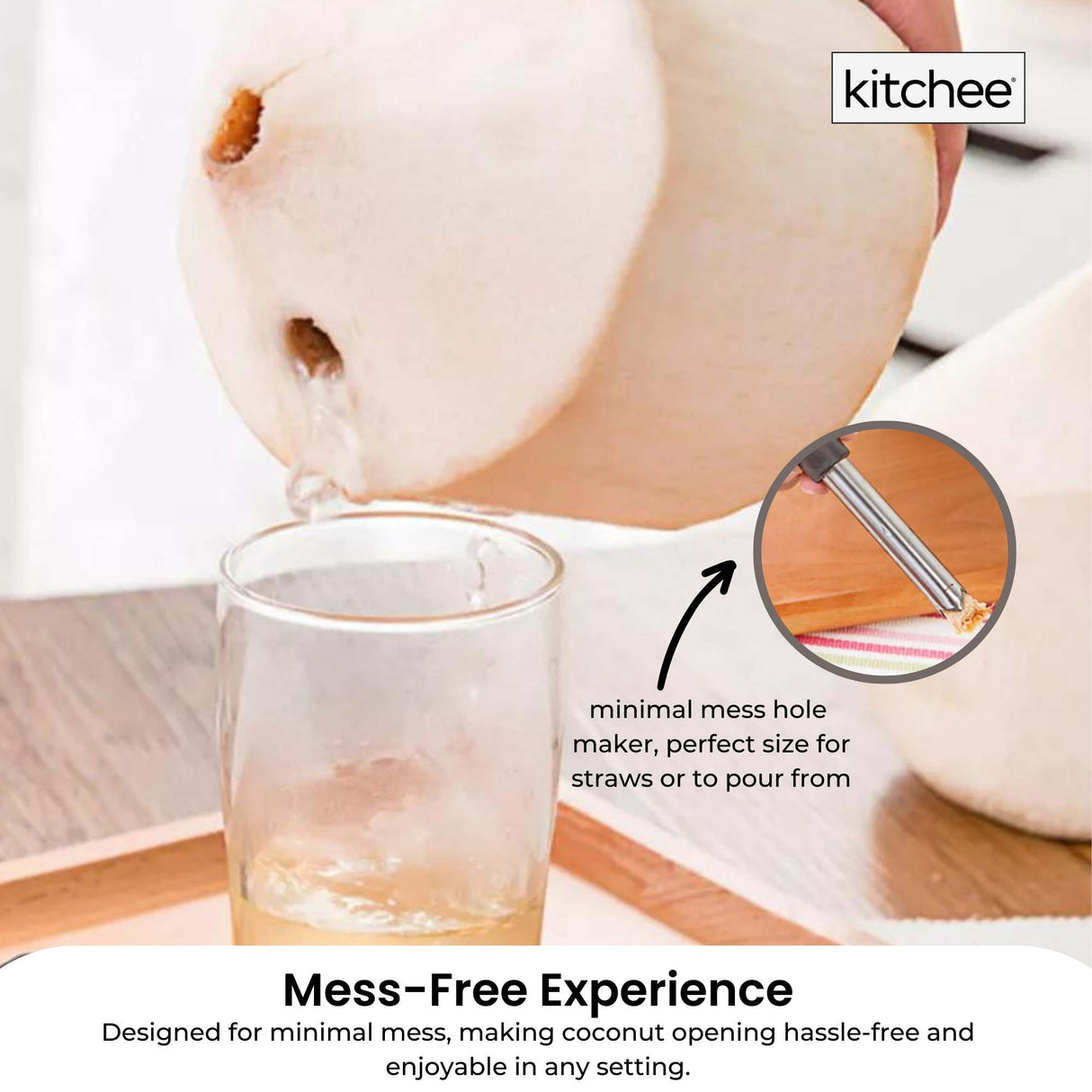 Coconut Master - Professional Stainless Steel Opener Tool for Effortless Access