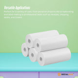 Instant Print Thermal Paper Rolls - 5 Pack for Mini Cameras and Printers - Top-Down View
