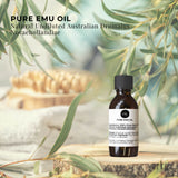 Orku 10ml Premium Pure Emu Oil - All-Natural Australian Dromaius Novaehollandiae Extract - Front View