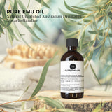 Orku 100ml Premium Pure Emu Oil - Undiluted Natural Extract from Australia - Front View
