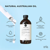 Orku 1L Premium Australian Emu Oil - Pure & Natural Dromaius Novaehollandiae - 45-Degree Angle