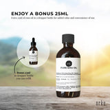 Orku 250ml Pure Emu Oil + Bonus 25ml Bottle - Australian Dromaius Novaehollandiae - 45-Degree Angle
