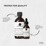 Orku 250ml Pure Emu Oil + Bonus 25ml Bottle - Australian Dromaius Novaehollandiae - Low Angle