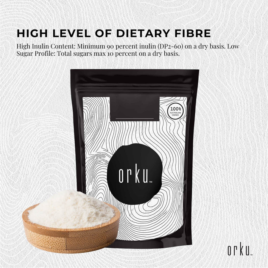Orku 400g Chicory Root Inulin Powder - Unflavoured Food Ingredient, image 3