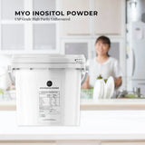 Orku 3.5Kg Myo Inositol Powder Tub - USP Grade High Purity Unflavoured - Front View