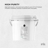 Orku 3.5Kg Myo Inositol Powder Tub - USP Grade High Purity Unflavoured - Side View