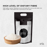 Orku 10Kg Chicory Root Inulin Powder - Unflavoured Food Ingredient - Side View