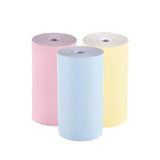 Colorful Thermal Printer Paper Rolls - Instant Print Refill Pack (3 Rolls)