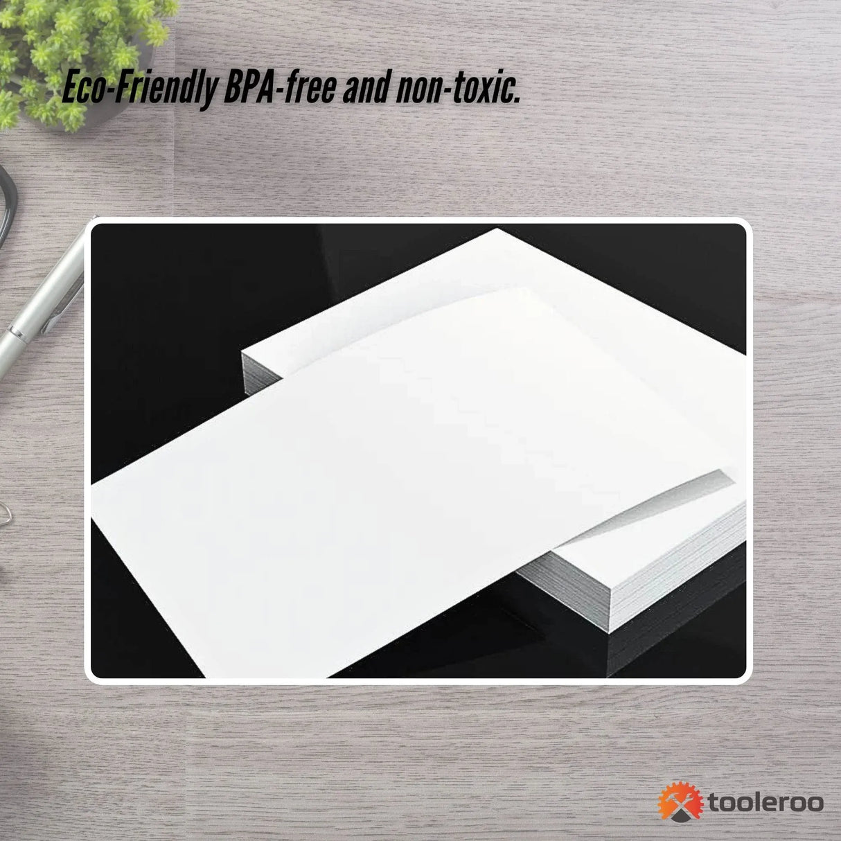 Tooleroo 100 Sheets BPA-Free A4 Thermal Printing Paper - Waterproof & Long-Lasting