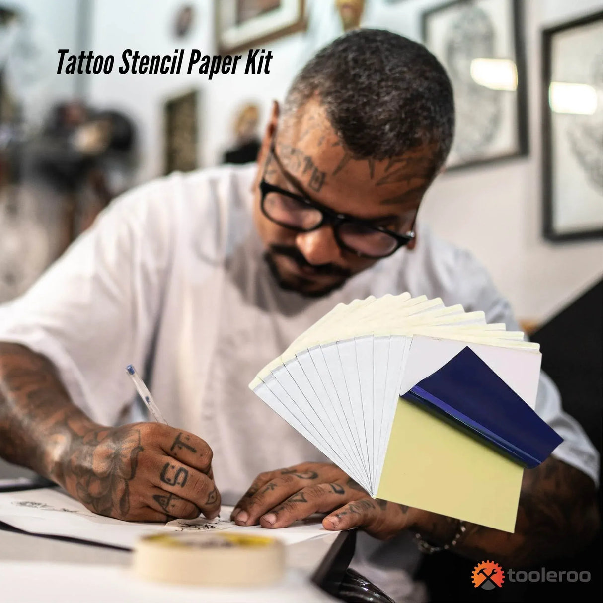 Professional A4 Tattoo Thermal Stencil Paper - 50 Sheets for Accurate Transfers