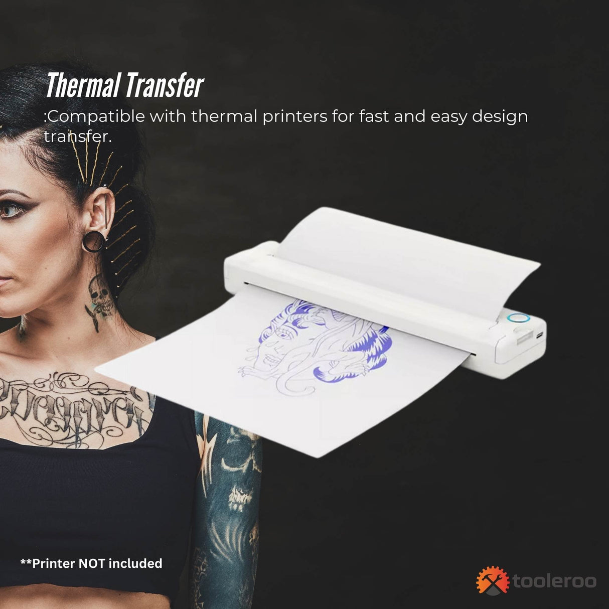 Professional A4 Tattoo Thermal Stencil Paper - 50 Sheets for Accurate Transfers