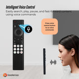 Tooleroo Universal Voice Remote Control for Samsung Smart TVs - Compatible Replacement for URC01910F - Side View