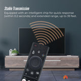 Tooleroo Universal Voice Remote Control for Samsung Smart TVs - Compatible Replacement for URC01910F - Low Angle