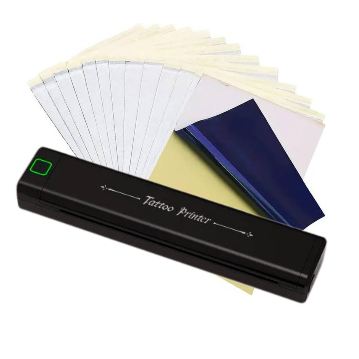 Portable A4 Wireless Thermal Tattoo Printer with Stencil Paper Kit