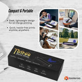 Portable A4 Wireless Thermal Tattoo Printer with Stencil Paper Kit