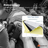 Compact Wireless A4 Thermal Printer with Tattoo Stencil Paper Kit - Tooleroo - Side View