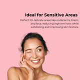 150g Sugaring Wax with Rose Oil - Reusable Strips - Home Hair Removal Kit - 45-Degree Angle