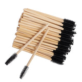 Miosh Eco Friendly Disposable Eyelash Mascara Wands Spoolies 50PCS - Front View