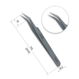 Miosh Eyelash Extension Tweezers -  Lash Isolation VETUS 5B-SA - Side View