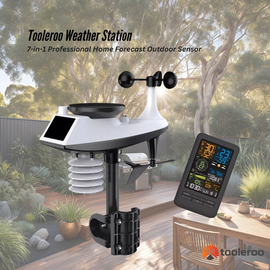 Tooleroo Weather Station 7-in-1 Professional Home Forecast Outdoor Sensor, image 2