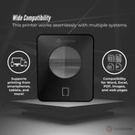 Tooleroo Bluetooth Thermal Label Printer - USB POS Receipt Shipping Printing, image 4