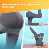 3x Resistance Exercise Hip Bands Set - Stretch Glute Booty Workout Power Loops - 45-Degree Angle