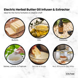 Kitchee Electric Butter Oil Herbal Infuser & Extractor + Decarboxylator Machine - Close-Up Angle