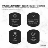 Kitchee Electric Butter Oil Herbal Infuser & Extractor + Decarboxylator Machine - Low Angle