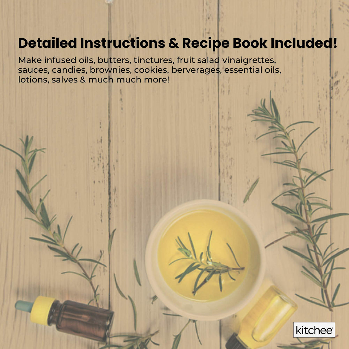 Kitchee Electric Butter Oil Herbal Infuser & Extractor + Decarboxylator Machine