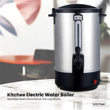 Kitchee 10L Electric Water Boiler - Stainless Steel Commercial Hot Liquid Urn - Front View